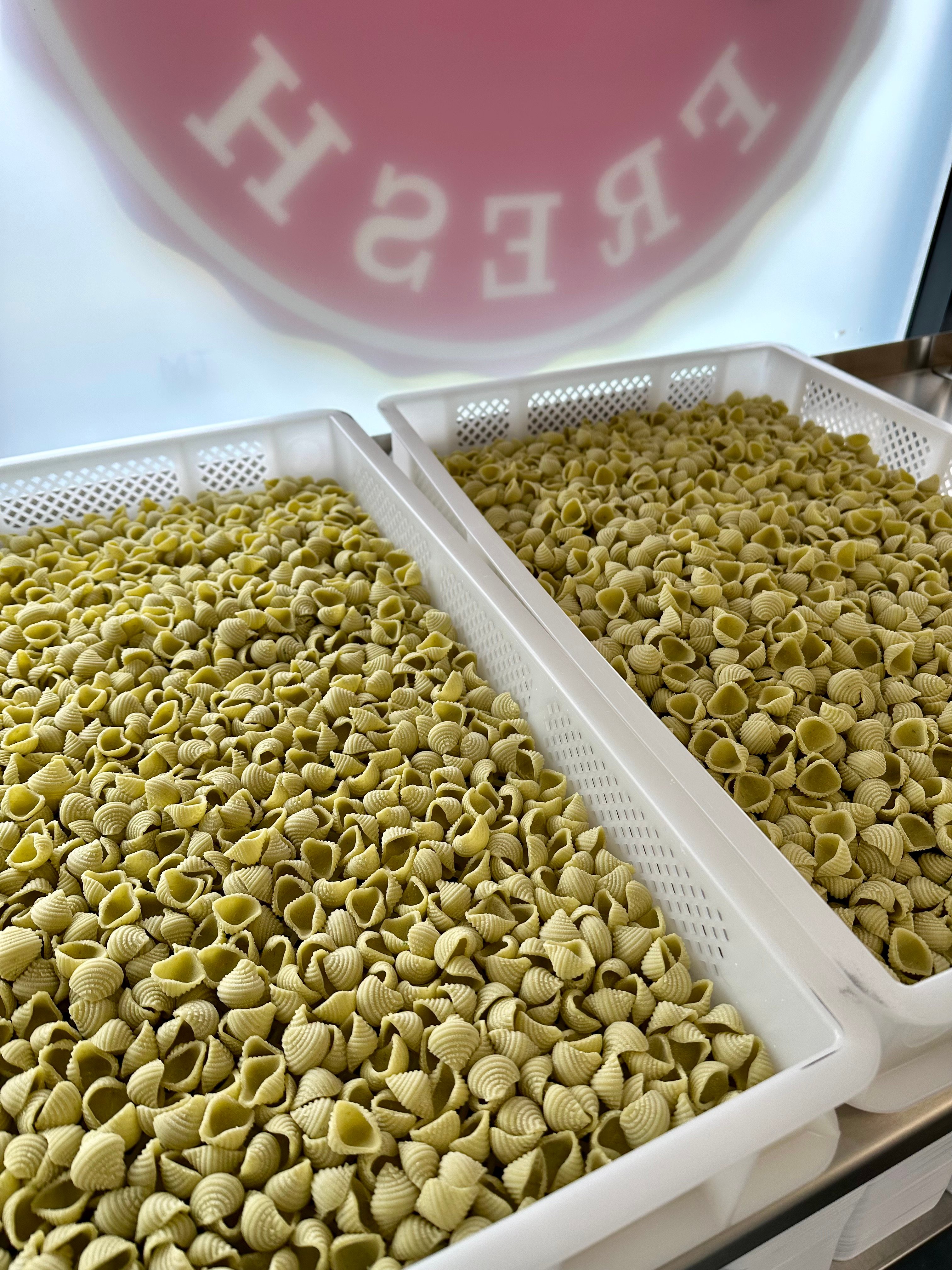 Artisanally crafted pasta